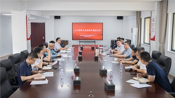 集團(tuán)組織召開大興調(diào)研之風(fēng)課題專題座談會